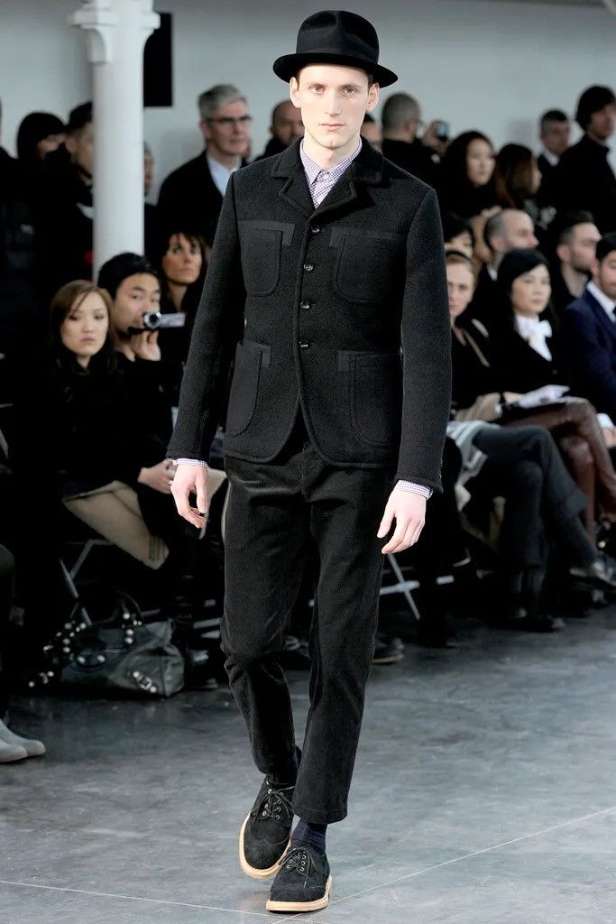 Comme des Garcons × Comme des Garcons Homme Plus × Junya Watanabe 🔥RUNWAY 2011 JUNYA WATANABE WOOL PANELED JACKET Size US L / EU 52-54 / 3 - 5 Thumbnail