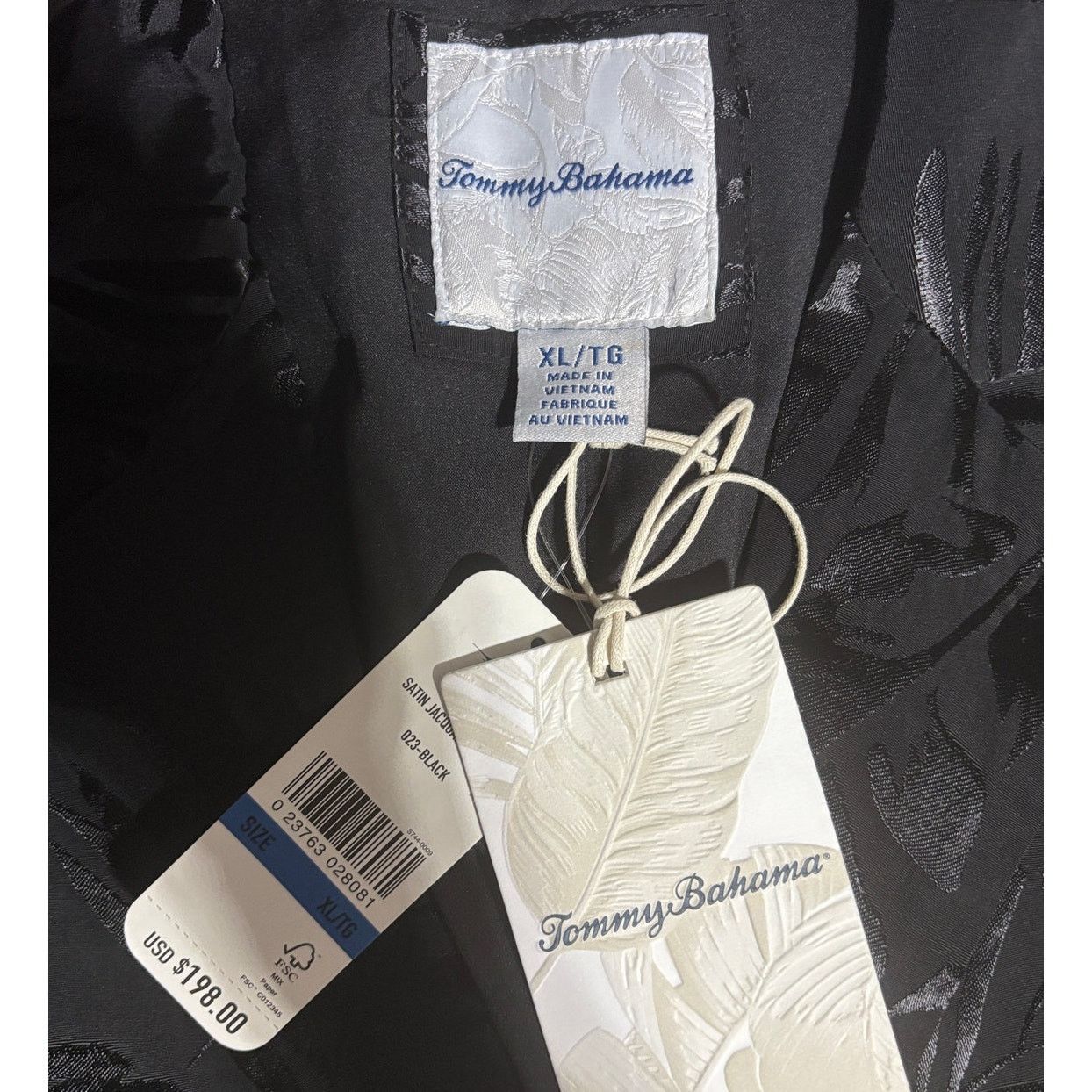 Tommy Bahama XL/16 | TOMMY BAHAMA Women’s Satin Jacquard Blazer Jacket Size XL / US 12-14 / IT 48-50 - 4 Thumbnail
