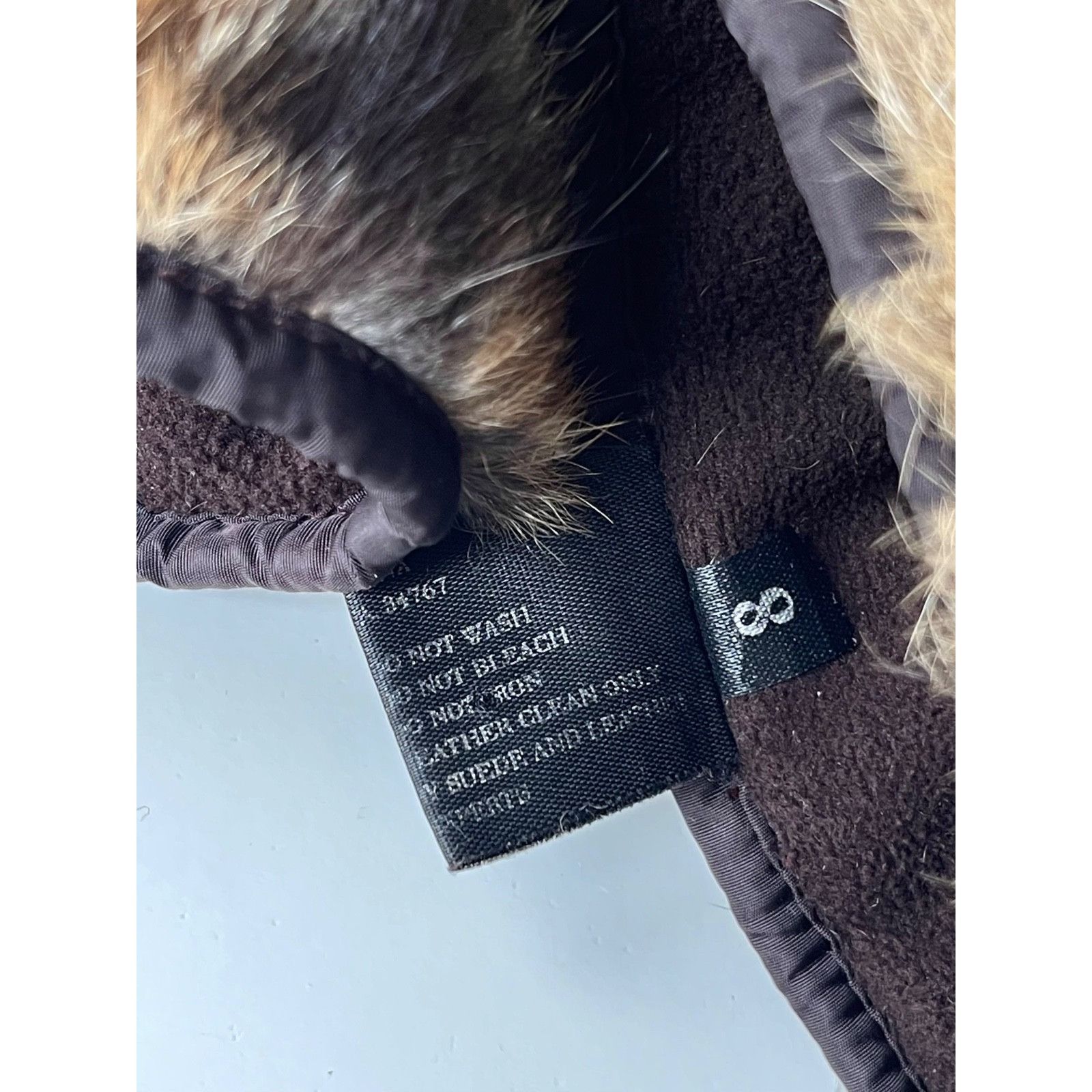 Prada Prada Fur Beige Nylon Gloves Size 8 Vintage 2000 Size ONE SIZE - 13 Thumbnail
