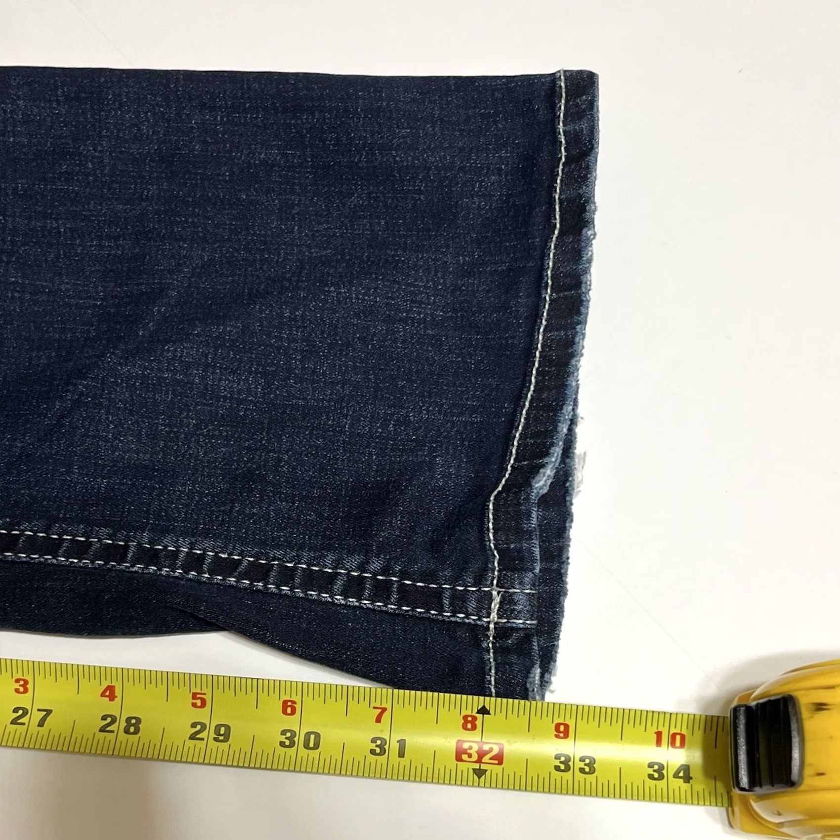 Vintage BKE Jeans Womens Slim Bootcut 26x32.5 26x33.5 Blue Whiskered Denim Stretch Zip 5-Pocket Buckle Bke Stella Modern Vintage No Size 26" / US 2 / IT 38 - 6 Thumbnail