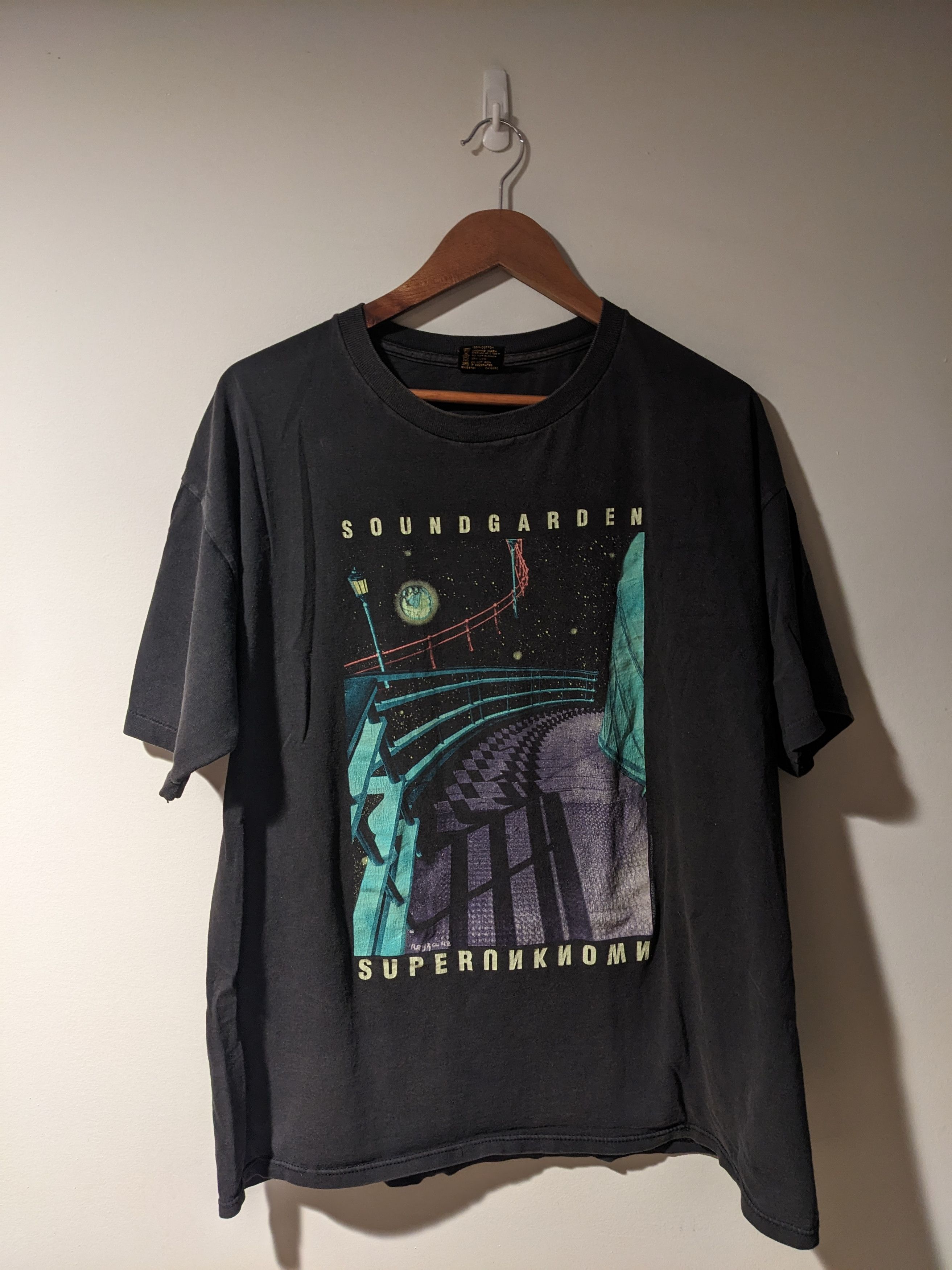Band Tees × Brockum × Vintage Vintage 1994 SoundGarden Superunknown Tour X-Large T-Shirt Size US XL / EU 56 / 4 - 1 Thumbnail