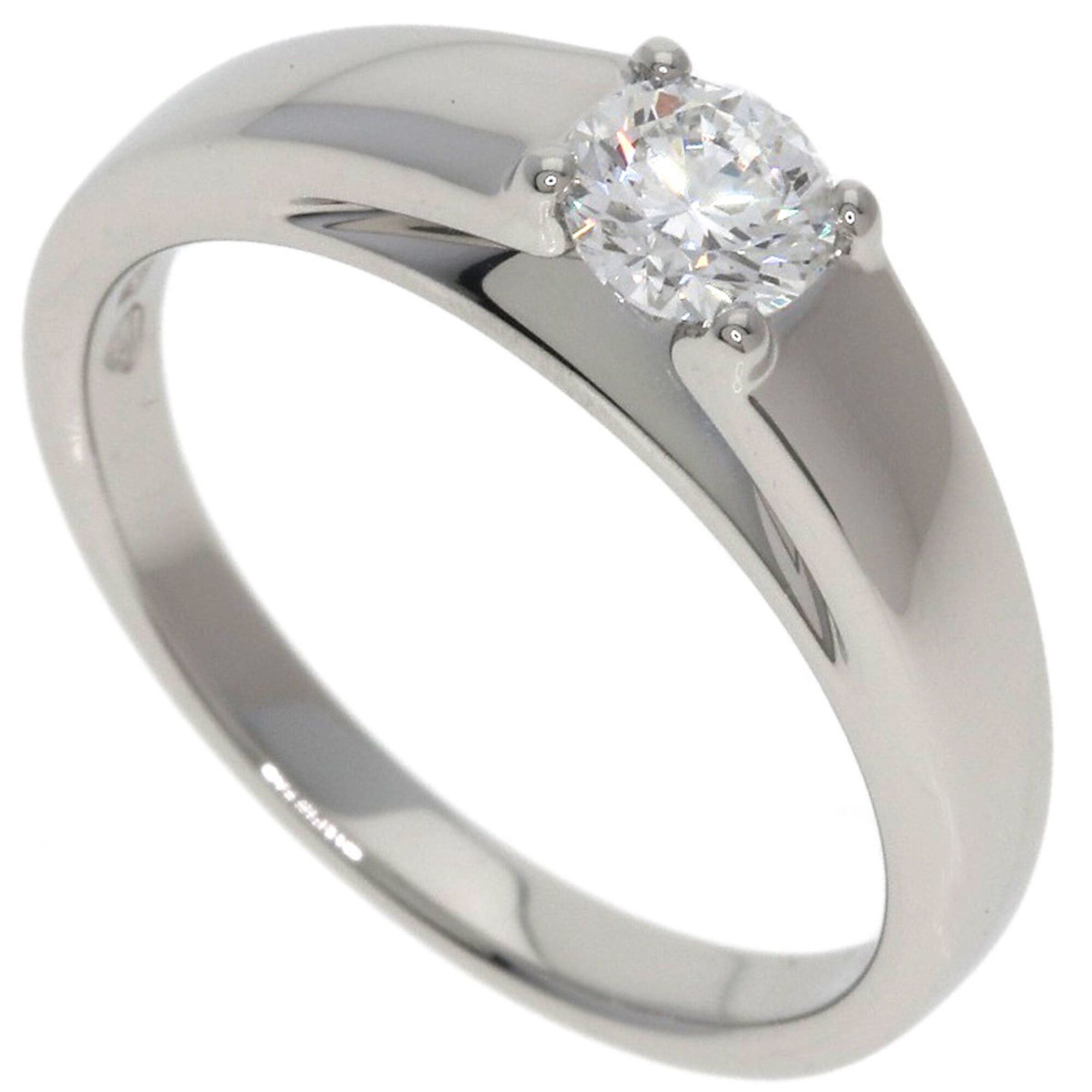 Bvlgari BVLGARI Marry Me Solitaire Diamond Ring, Platinum PT950, Women's. Size ONE SIZE - 1 Thumbnail
