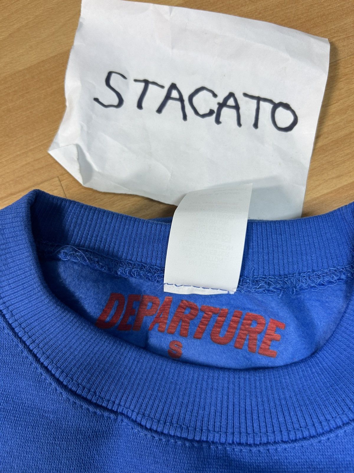 Other × Vintage Departure Monaco Crewneck Blue Small Size US S / EU 44-46 / 1 - 3 Thumbnail