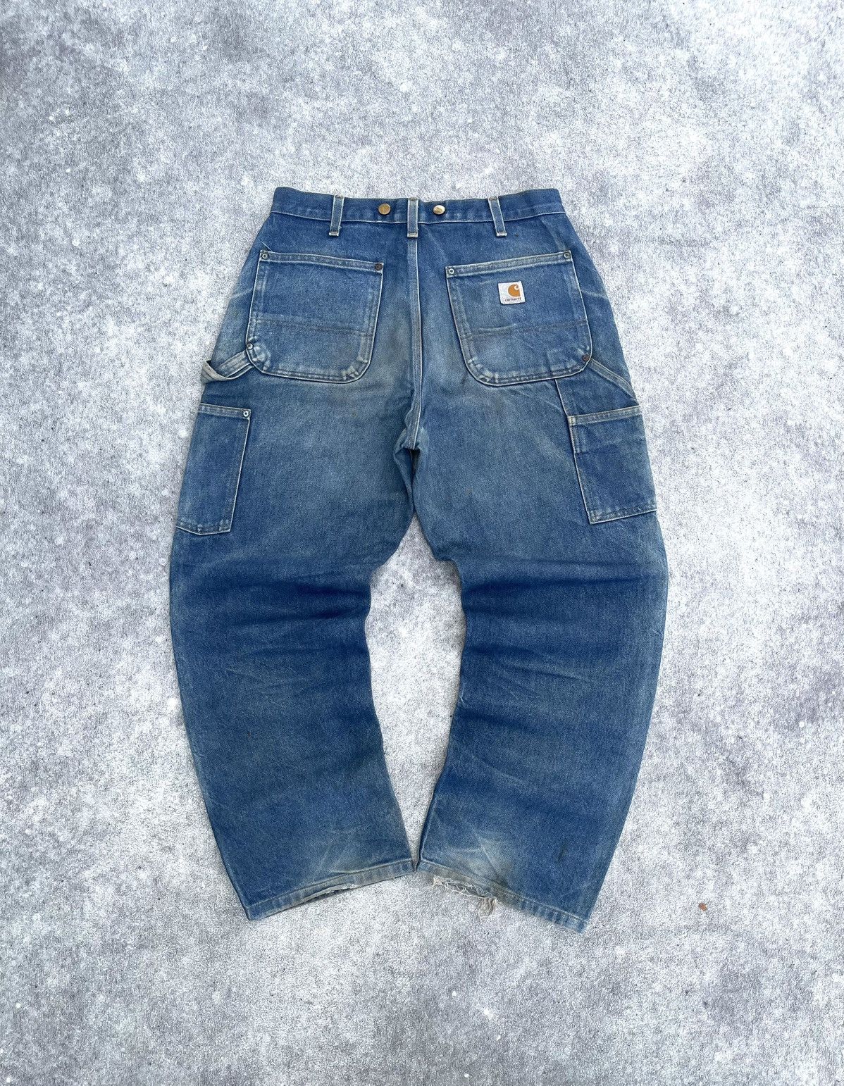 Carhartt Vintage Carhartt Doublenee Pants B07 DNM Size US 34 / EU 50 - 1 Thumbnail