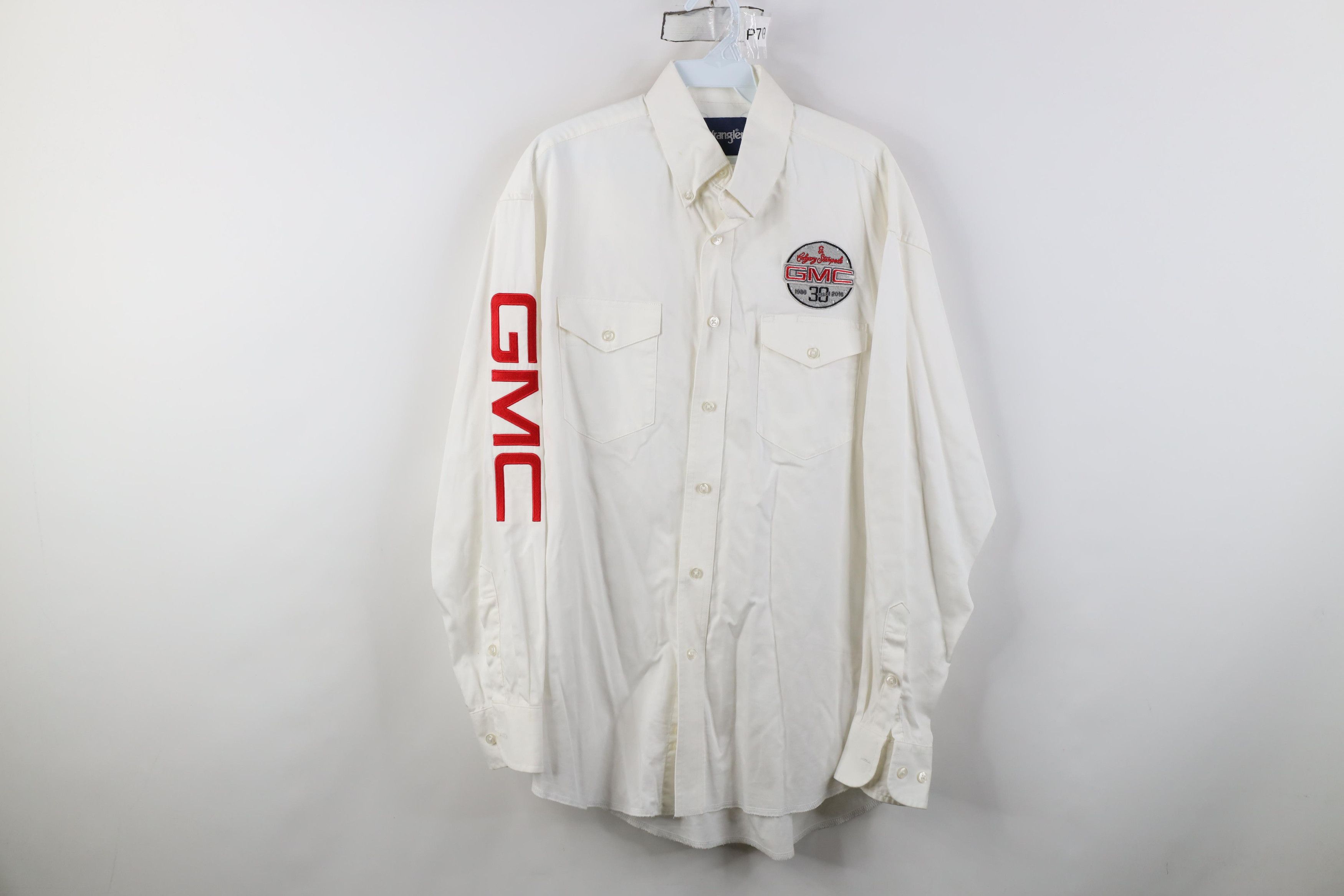 Wrangler Vintage Y2K Wrangler x GMC Stampede 30 Years Button Shirt Size US M / EU 48-50 / 2 - 1 Thumbnail