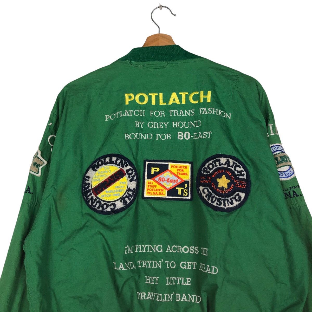 Hysteric Glamour 📌Riot Riot Vintage Bomber Jacket Full Patches Potlatch Size US M / EU 48-50 / 2 - 10 Thumbnail