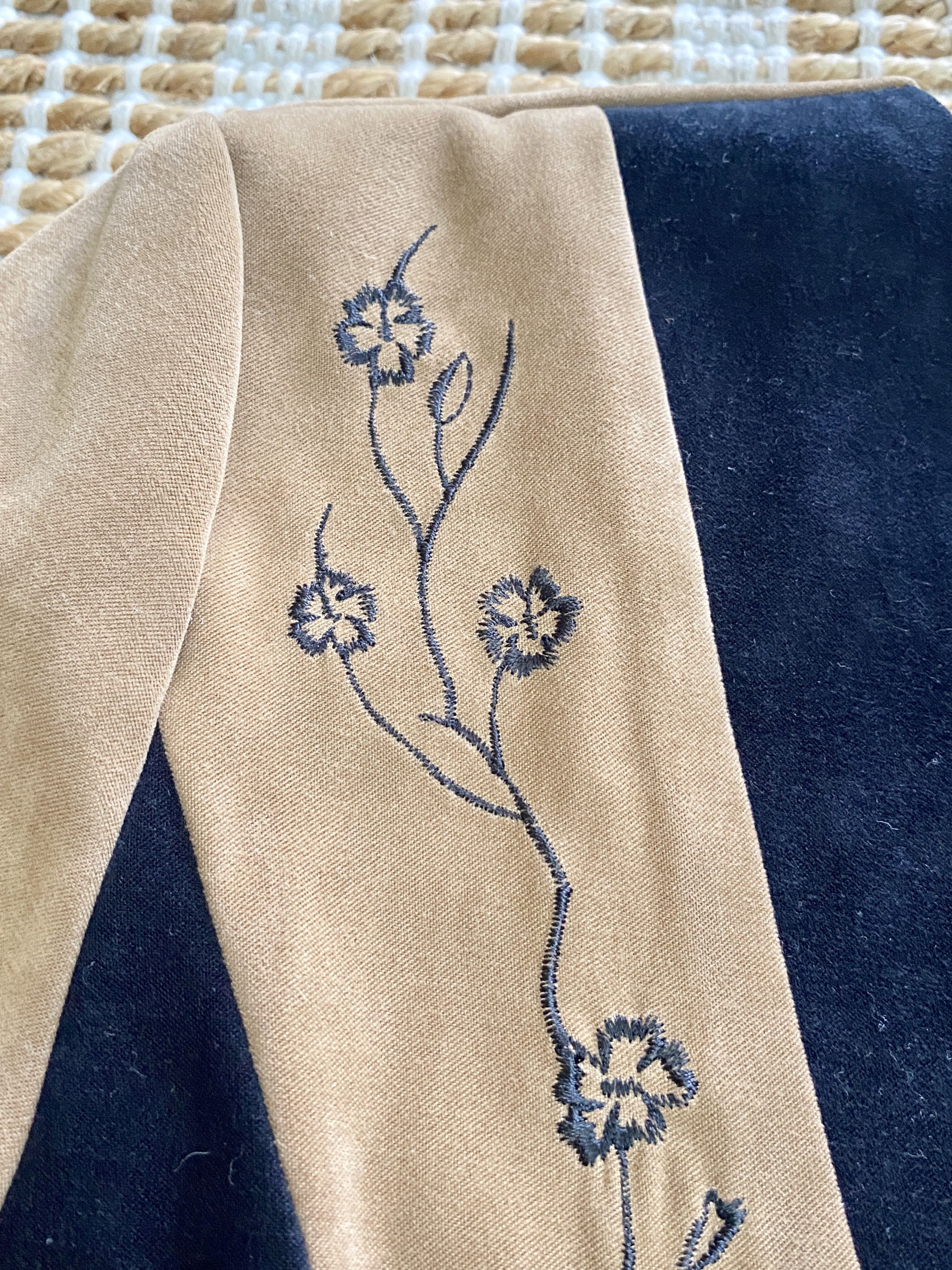 Vintage Vintage 80s D.J. Summers Faux Suede Long Blazer Size M / US 6-8 / IT 42-44 - 3 Thumbnail
