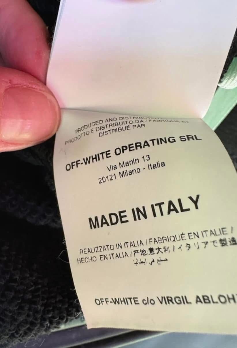 Off-White Off-white impressionism orientation Black crewneck Size US M / EU 48-50 / 2 - 3 Thumbnail