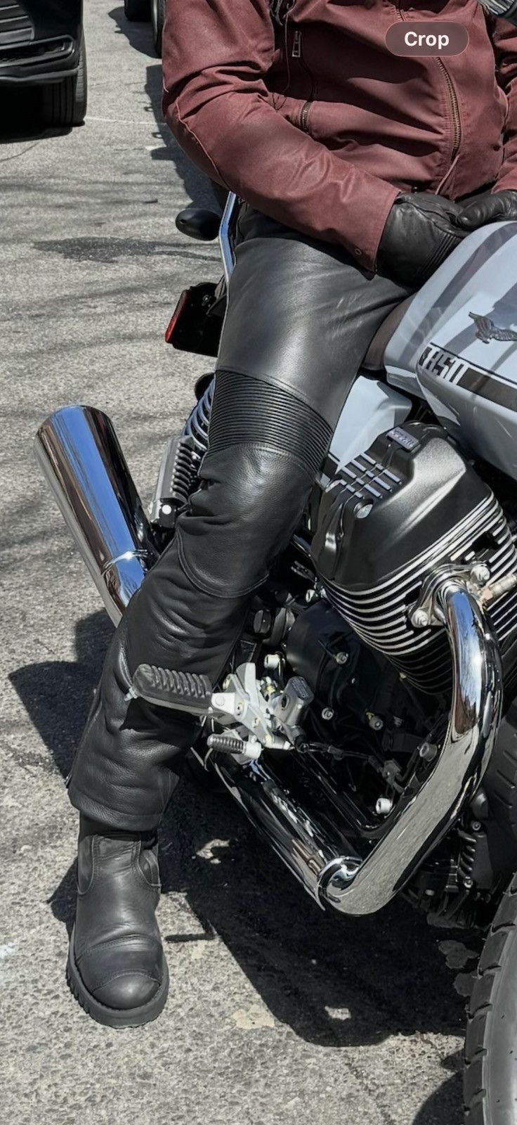 Belstaff Belstaff Armored Leather Motorcycle Trousers Size US 30 / EU 46 - 8 Thumbnail