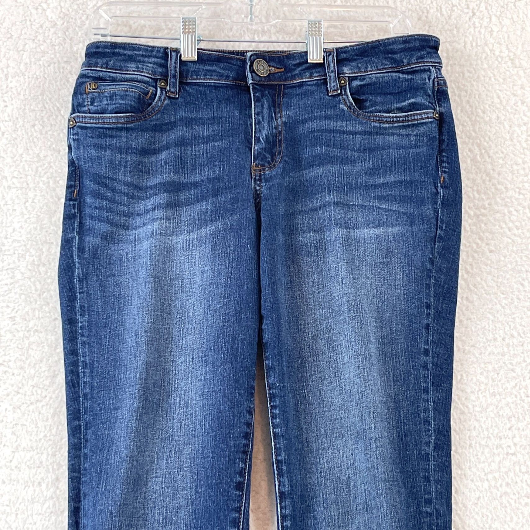 Vintage KUT from the Kloth Katy Boyfriend Jeans Womens Size 6 Blue Denim Mid-Rise Casual Jeans Size 28" / US 6 / IT 42 - 2 Thumbnail