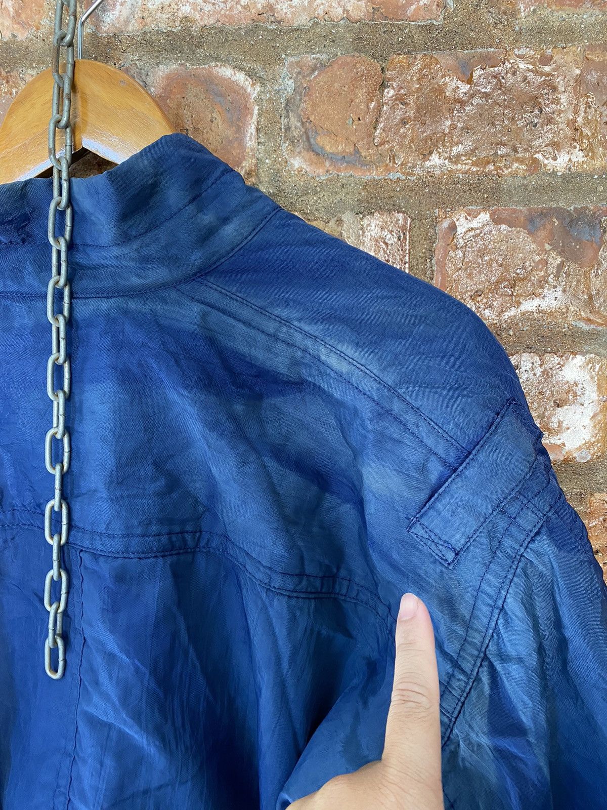 Issey Miyake 1980s Padded shoulder pocket MA-1 bomber Size US M / EU 48-50 / 2 - 18 Thumbnail