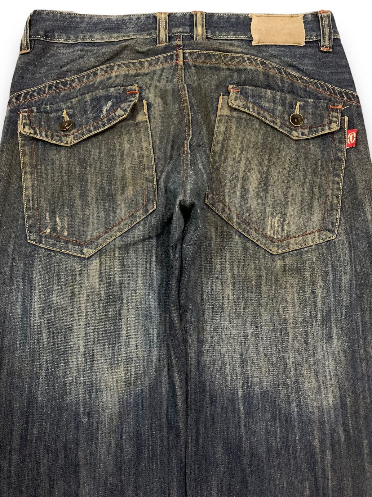 Ecko Unltd. Vintage Ecko Unltd Mud Wash Baggy Distressed Grunge Jeans Size US 34 / EU 50 - 13 Thumbnail