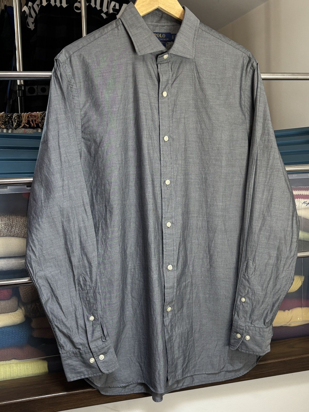 Polo Ralph Lauren Polo Ralph Lauren Luxury Herringbone Pattern Shirt Size US L / EU 52-54 / 3 - 2 Thumbnail