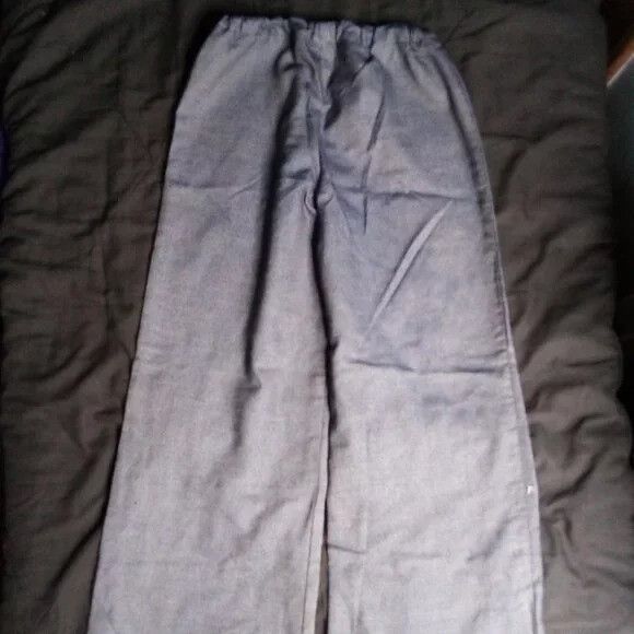Other Vintage 60s Floral Embroidered Flare Pants Polyester Size 30" / US 8 / IT 44 - 5 Thumbnail