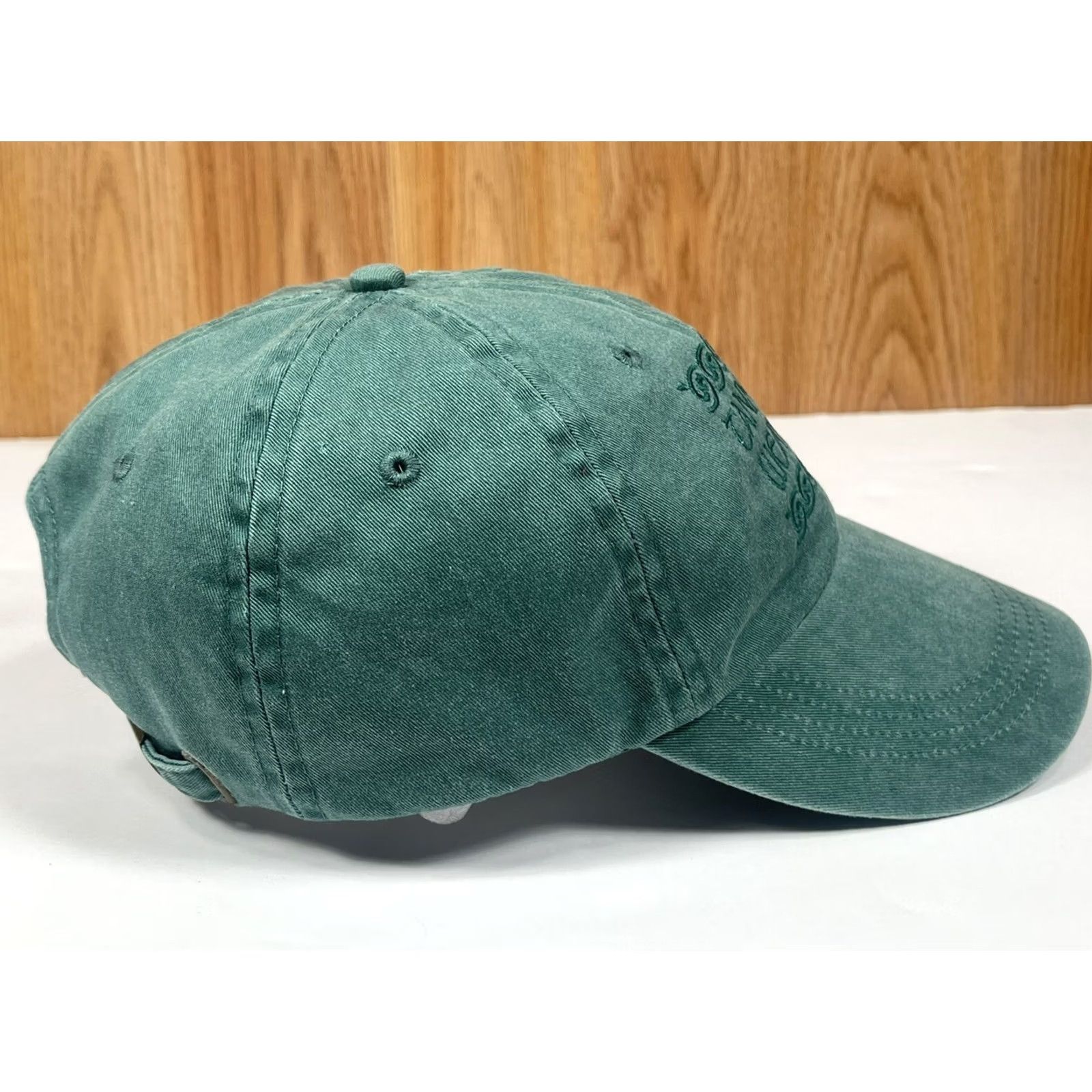 Anvil VINTAGE Anvil Canabill Weavers Adjustable Strap Back Hat Cap One Size Fits Most Green Size ONE SIZE - 5 Thumbnail