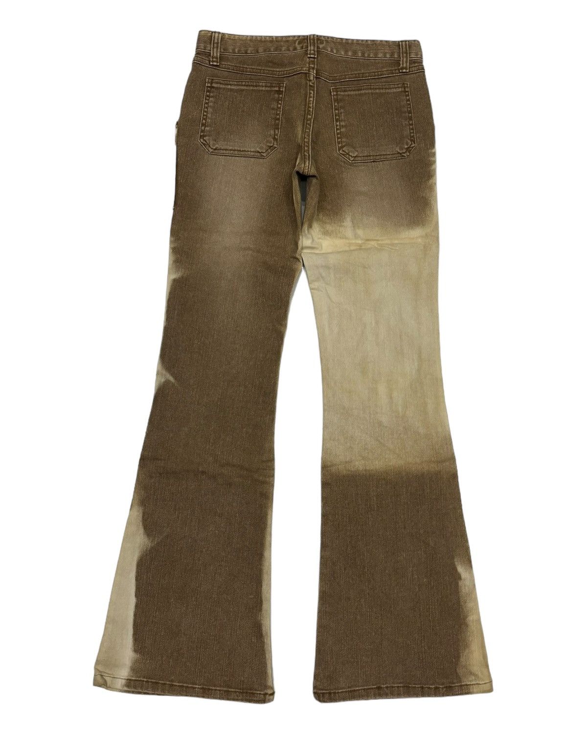 Other RARE FLARE JEANS ORANGE FADED BOOTCUT DENIM JEANS Size 26" / US 2 / IT 38 - 8 Thumbnail