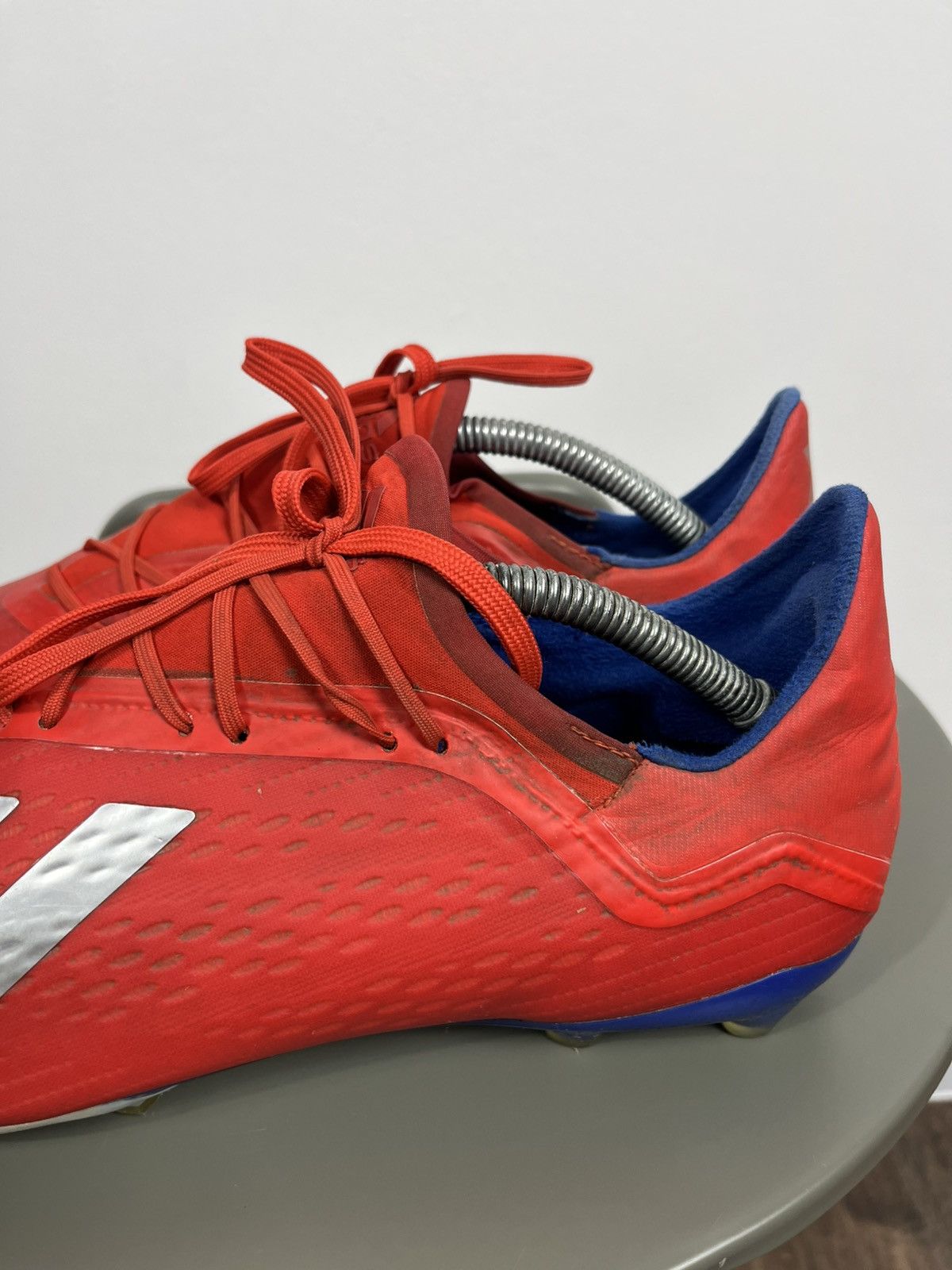 Adidas Adidas Red Soccer Cleats 11.5 US FG Ground Lightweight Boots Size US 11.5 / EU 44-45 - 6 Thumbnail