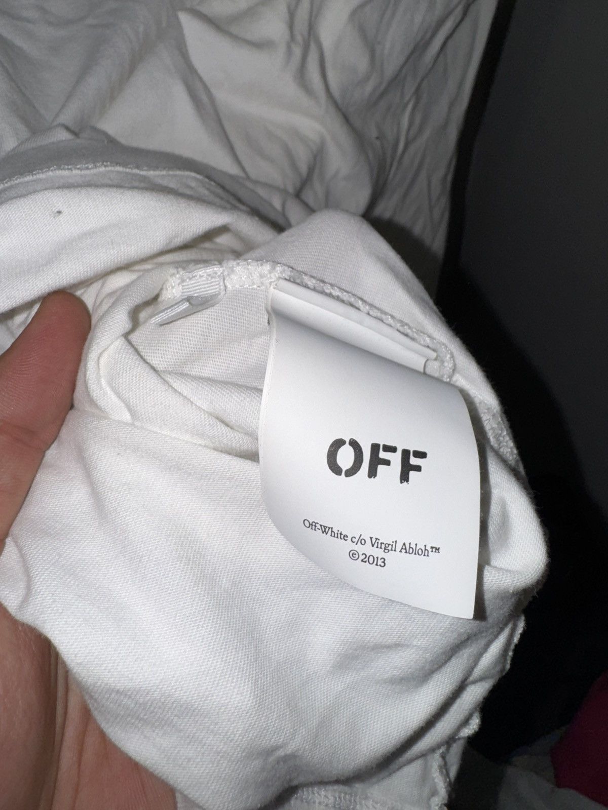 Off-White Off-white “no offense” logo sleeveless tee white Size US S / EU 44-46 / 1 - 7 Thumbnail