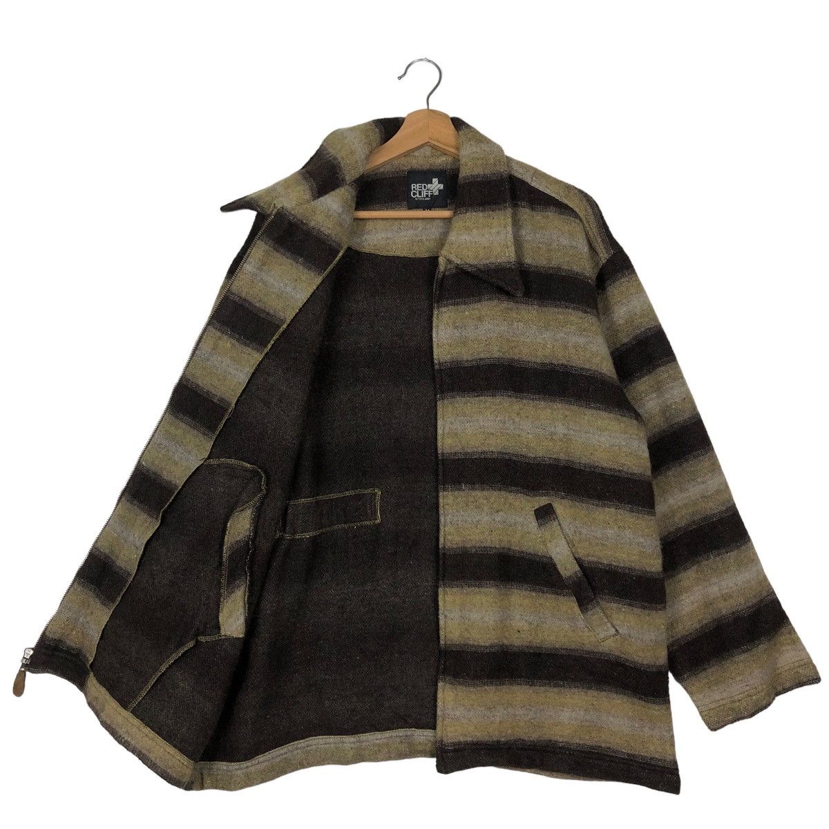 Japanese Brand 🔥80’s Vintage Wool Jacket Military Collection Red Cliff Size US M / EU 48-50 / 2 - 8 Thumbnail