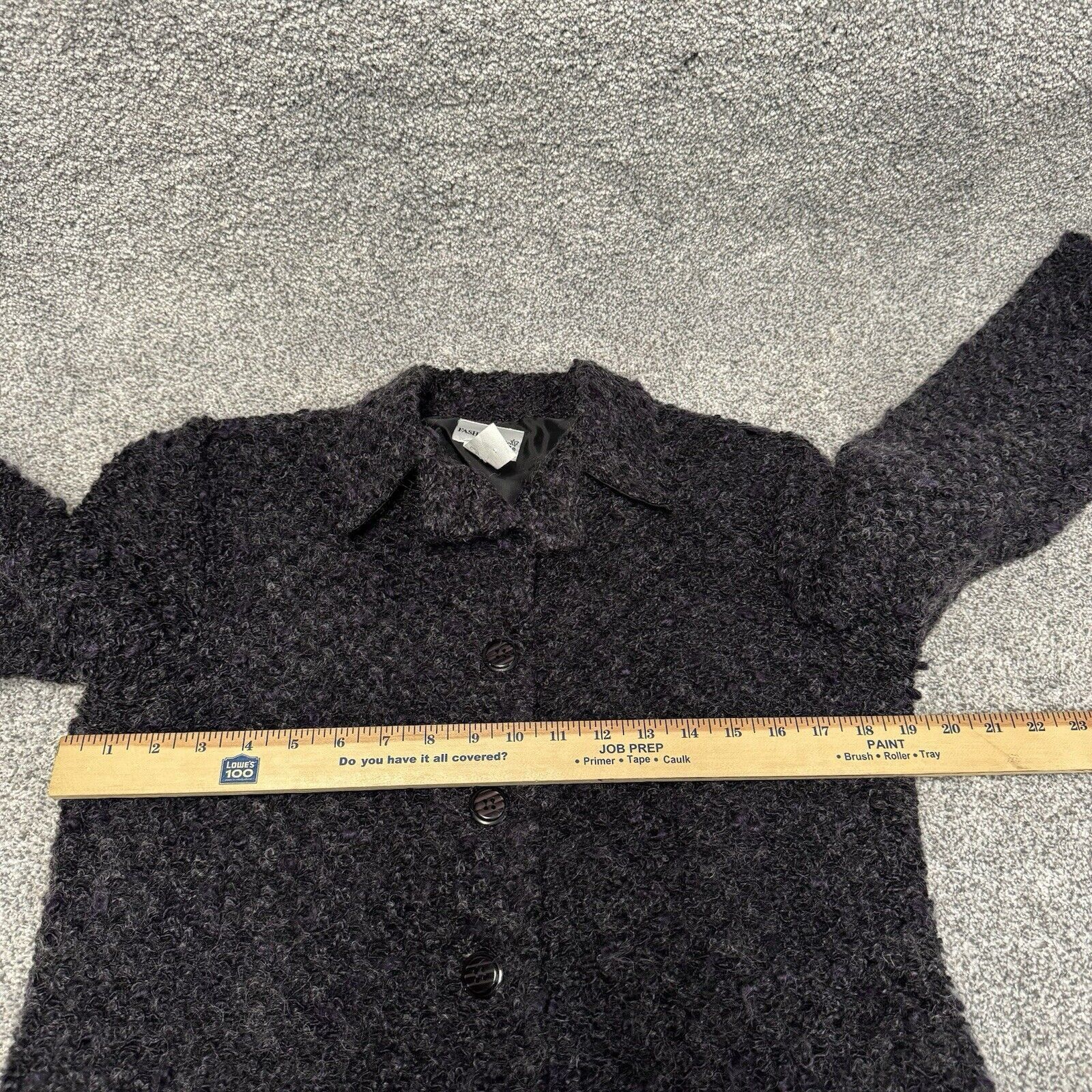 Other Vintage 80s Fashion Bug Cardigan Sweater M Mohair Whimsigoth Size M / US 6-8 / IT 42-44 - 4 Thumbnail