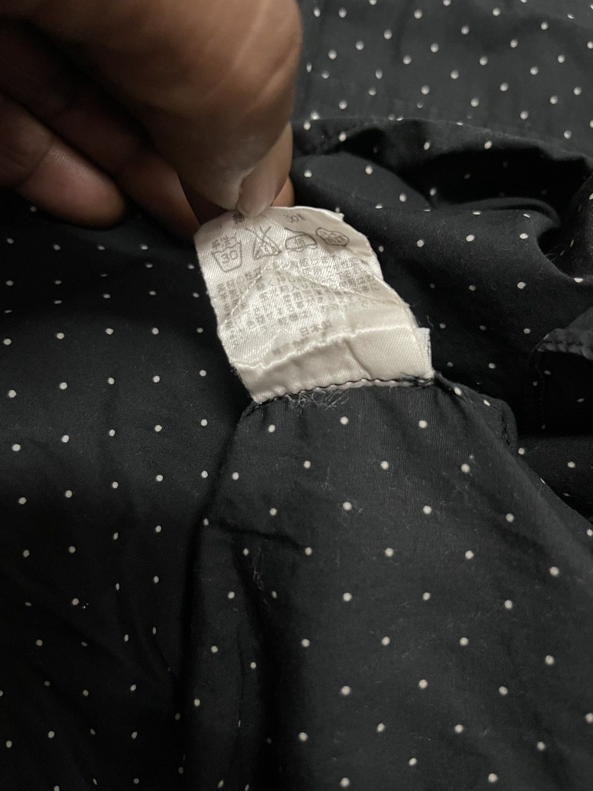 Visvim Visvim Polka dot Button Up Long Sleeve Tshirt (M) Size US M / EU 48-50 / 2 - 20 Thumbnail