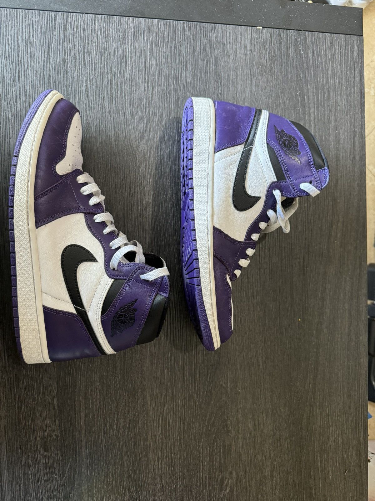 Jordan Brand × Nike Jordan 1 Court Purple Size US 11 / EU 44 - 1 Thumbnail