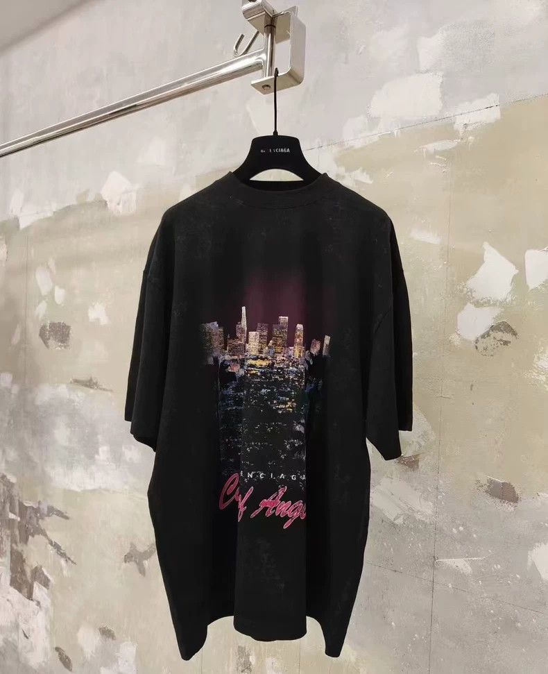 Balenciaga Balenciaga City of angels short sleeve T-shirt in Los Ange Size US XS / EU 42 / 0 - 1 Thumbnail