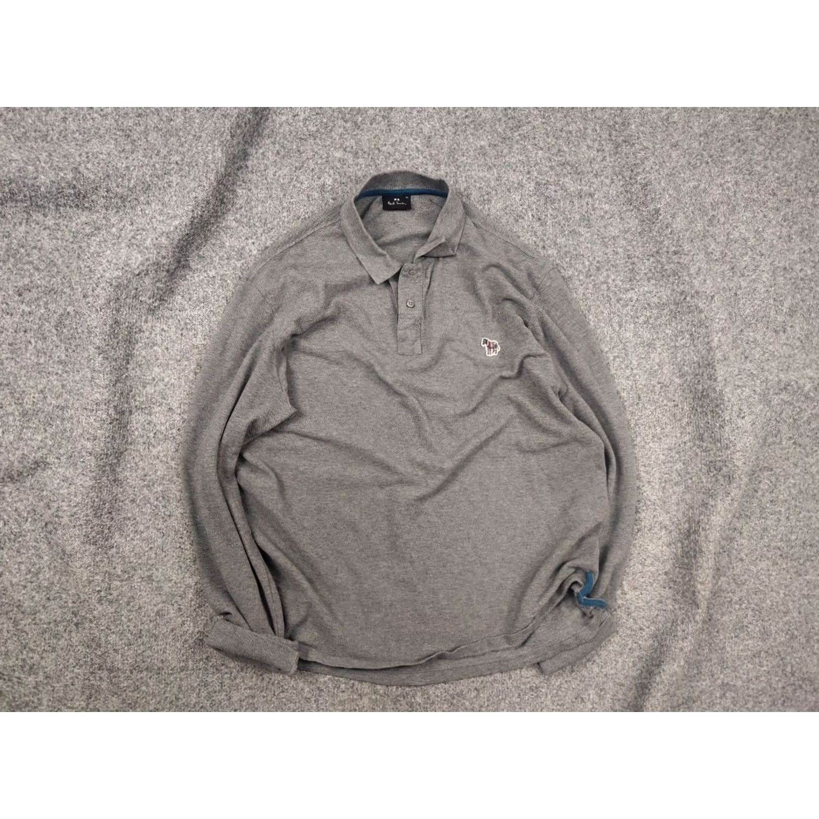 Paul Smith Paul Smith polo shirt Mens gray polo long sleeve zebra logo Casual Regular L Gray Cotton Polo Shirt Logo Zebra 90s Style Golf Pattern Mens Size US L / EU 52-54 / 3 - 2 Thumbnail