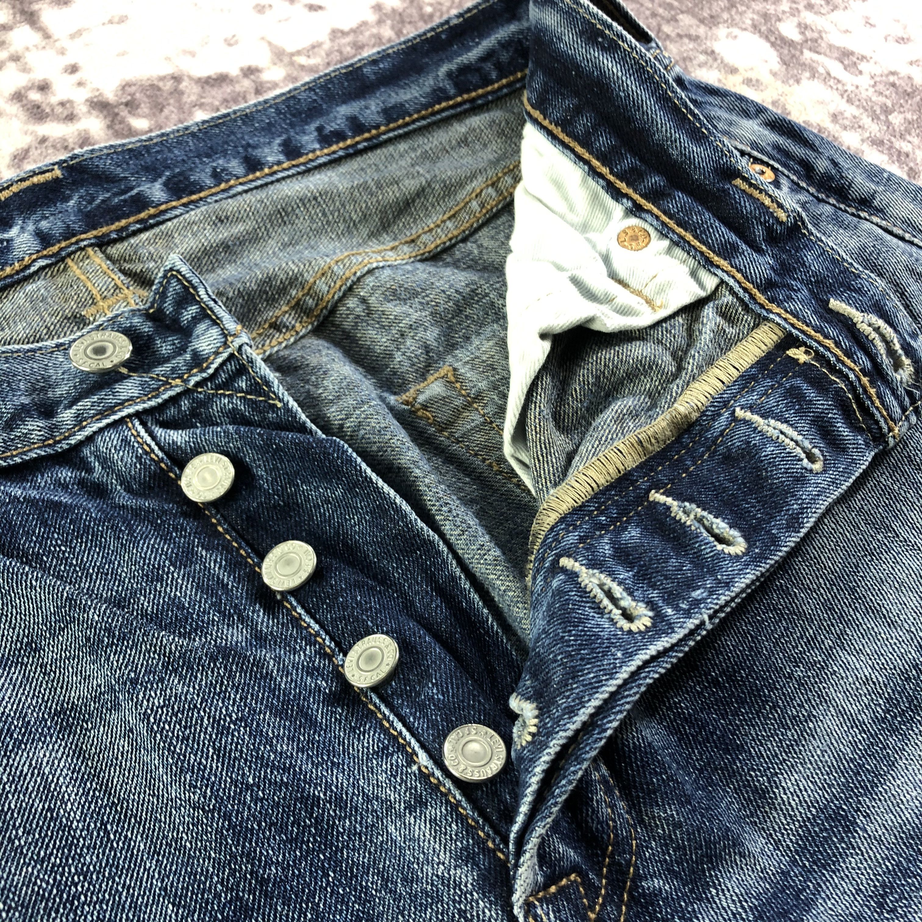 Levi's × Vintage Vintage Blue Wash Levis 501 Jeans-JM3314 Size US 34 / EU 50 - 8 Thumbnail
