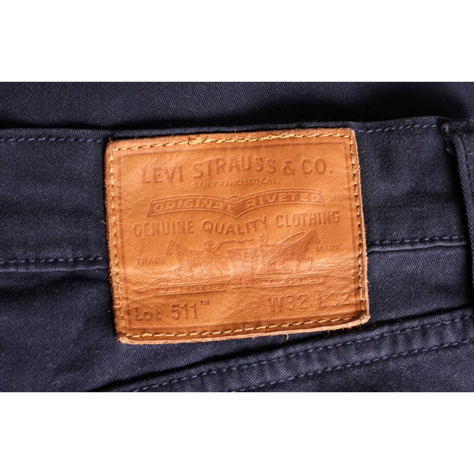 Levi's VINTAGE LEVI’S 511 PREMIUM Slim Fit Stretch Pants Trousers Men 32x32 DZ6637 Size US 32 / EU 48 - 3 Thumbnail