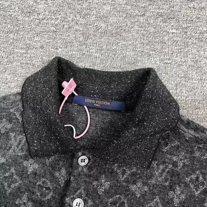 Louis Vuitton Louis Vuitton Printed Wool Silk Knit Polo Shirt-2506 Size S / US 4 / IT 40 - 4 Thumbnail