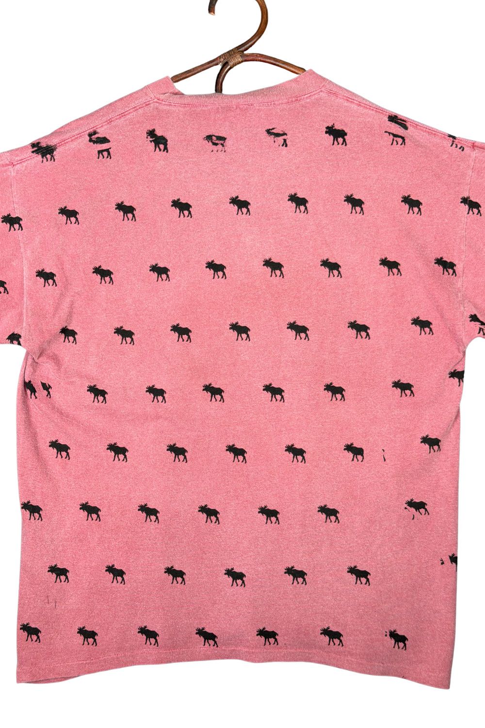 Vintage Vintage 90s Alaska Moose All Over Print T-Shirt USA Single Size US L / EU 52-54 / 3 - 7 Thumbnail