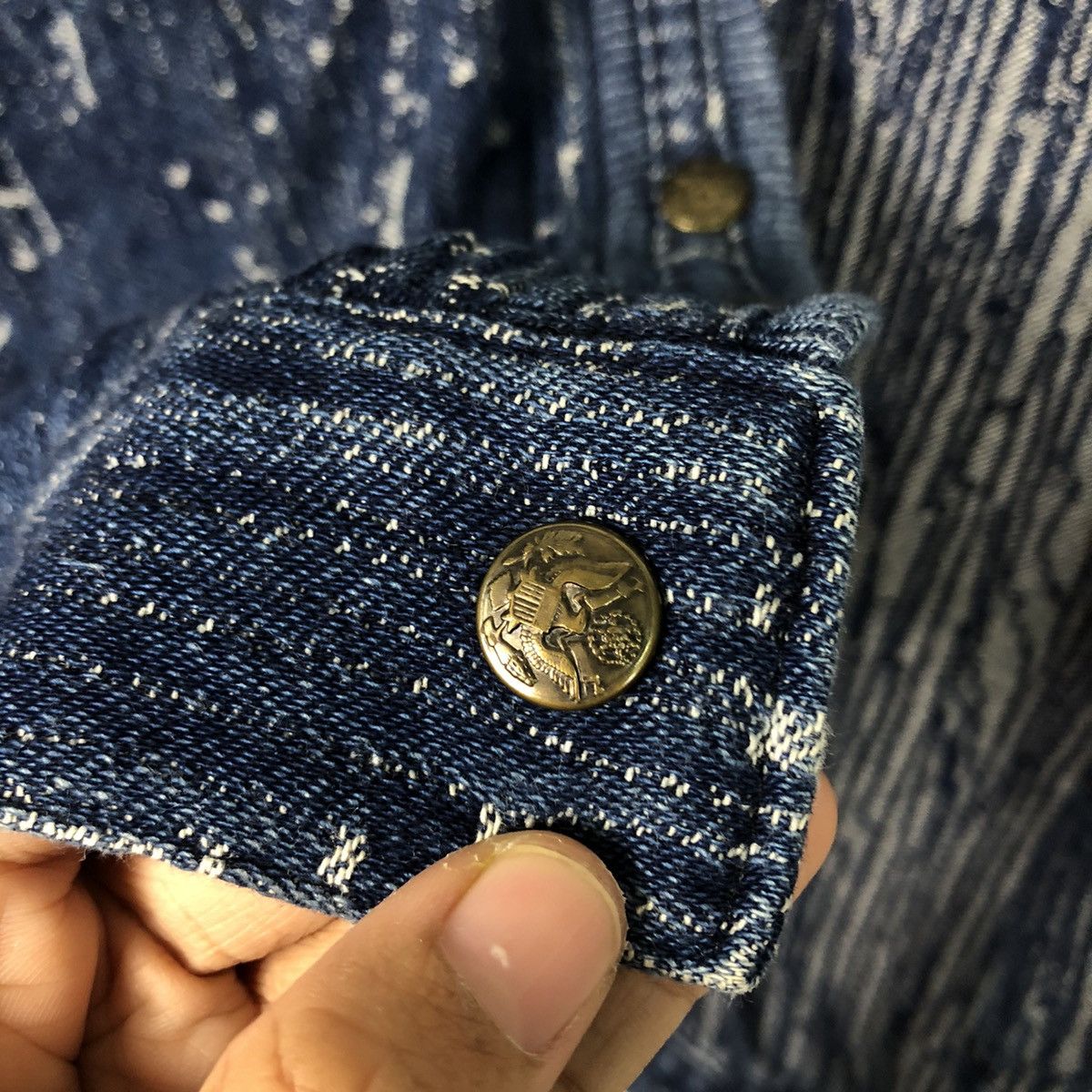 Japanese Brand 📌Vintage Indigo Denim Jacket Unbranded Japan Issey Miyake Size US M / EU 48-50 / 2 - 17 Thumbnail