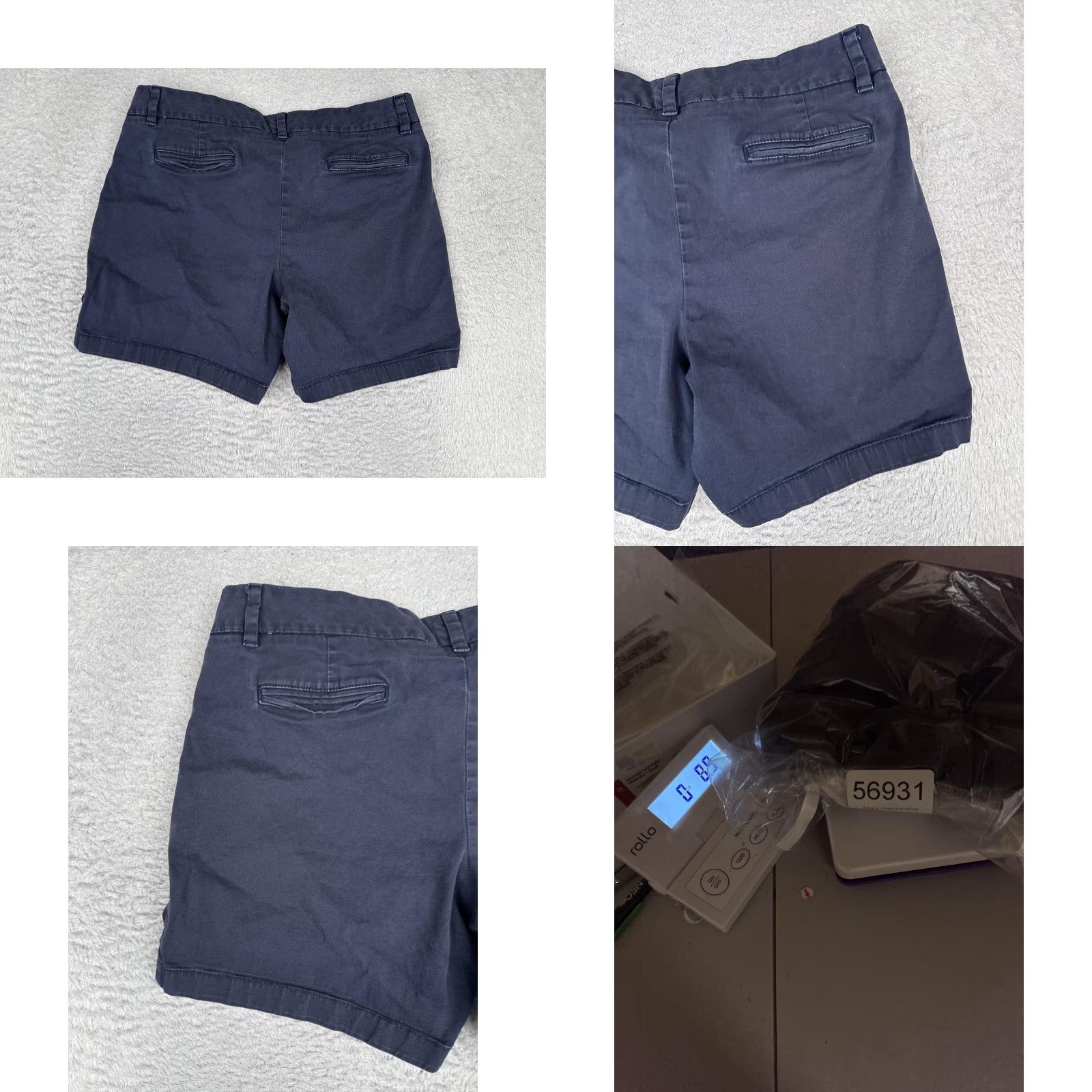 Tommy Hilfiger Tommy Hilfiger Shorts Womens 12 Blue Chino Twill Flat Front Casual Summer 32x7 Size 34" / US 12 / IT 48 - 9 Thumbnail