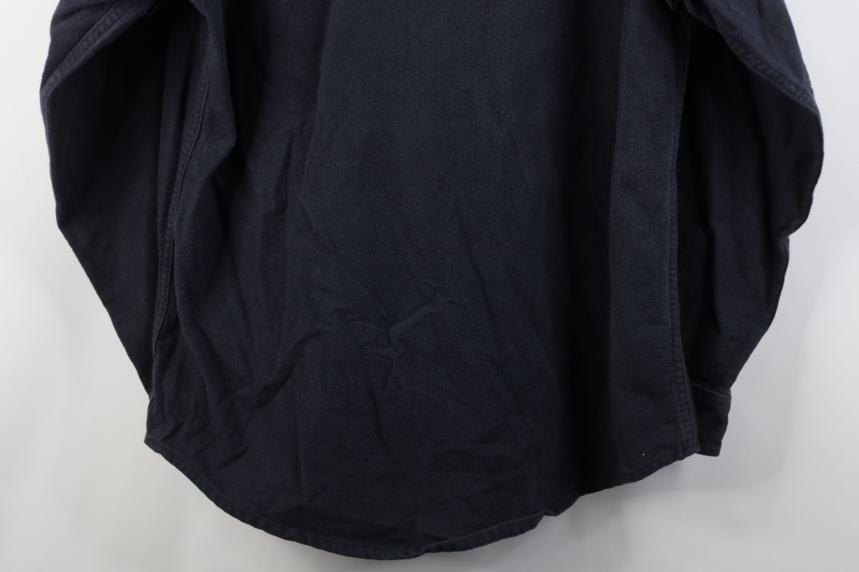 Vintage Vintage 70s Streetwear Collared Button Shirt Dark Gray Size US XL / EU 56 / 4 - 15 Thumbnail
