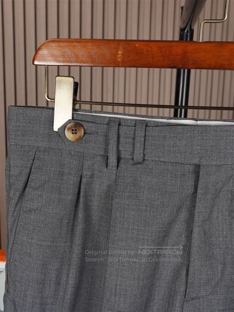 Brunello Cucinelli Brunello Cucinelli Men's Wool Dress Pants Size US 32 / EU 48 - 5 Thumbnail