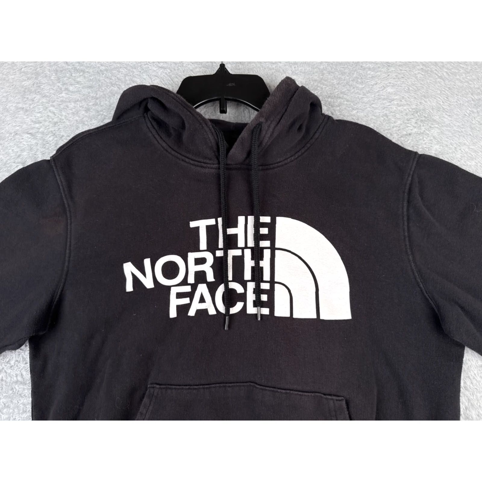 The North Face The North Face Hoodie Womens Large Black Pullover Jersey Fabric Pocket Logo Crew Neck Long Sleeve Lightweight Regular Etam? Size L / US 10 / IT 46 - 4 Thumbnail