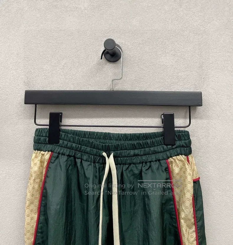 Gucci Gucci SizeXS Green side logo leggings Size US 27 - 4 Thumbnail