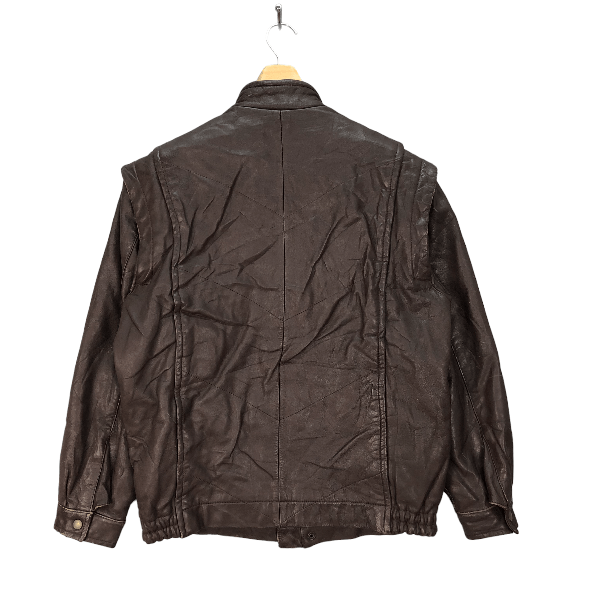 Playboy Vintage 90's PLAYBOY Leather Jacket #4881-37 Size US S / EU 44-46 / 1 - 8 Thumbnail