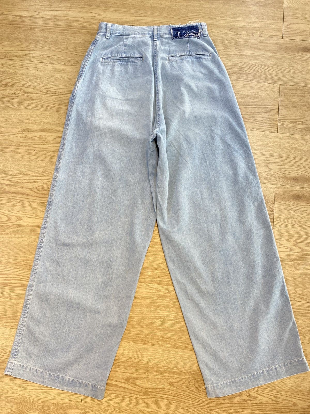 Japanese Brand Japanese Brand Baggy Blue Wash Light Jeans Size US 26 / EU 42 - 3 Thumbnail