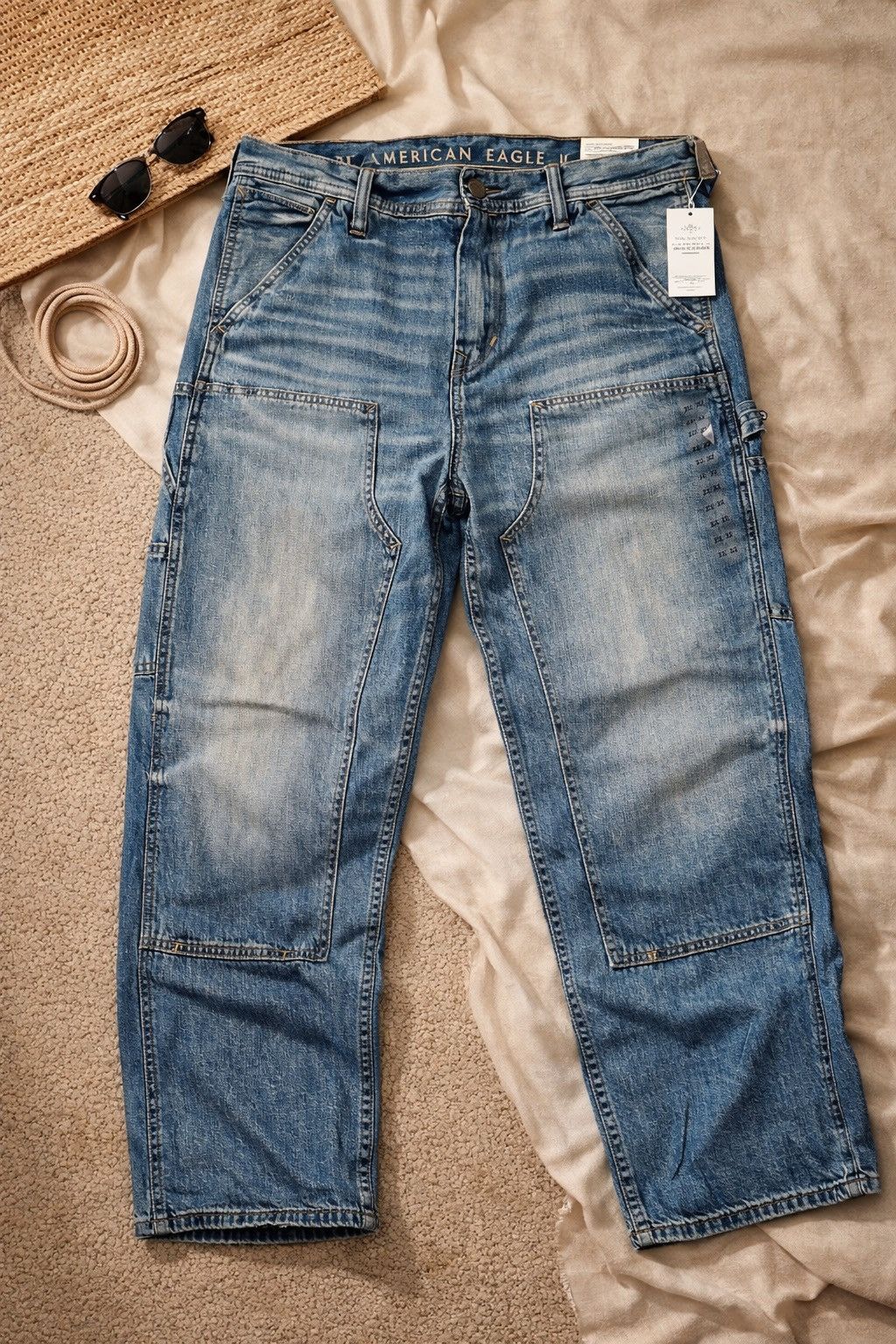 American Eagle Outfitters American Eagle Athletic Loose Carpenter Jeans 32x30 Size US 32 / EU 48 - 1 Thumbnail