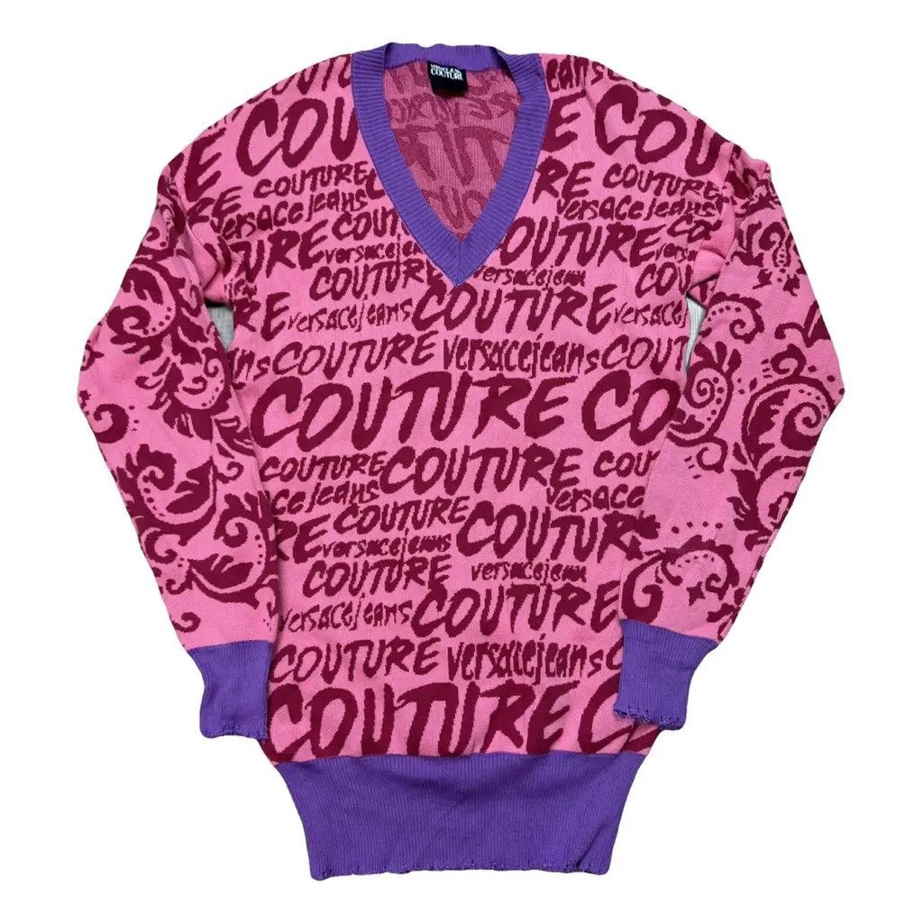 Versace Jeans Couture Versace monogram jumper Size: XS, oversize Size XS / US 0-2 / IT 36-38 - 1 Thumbnail