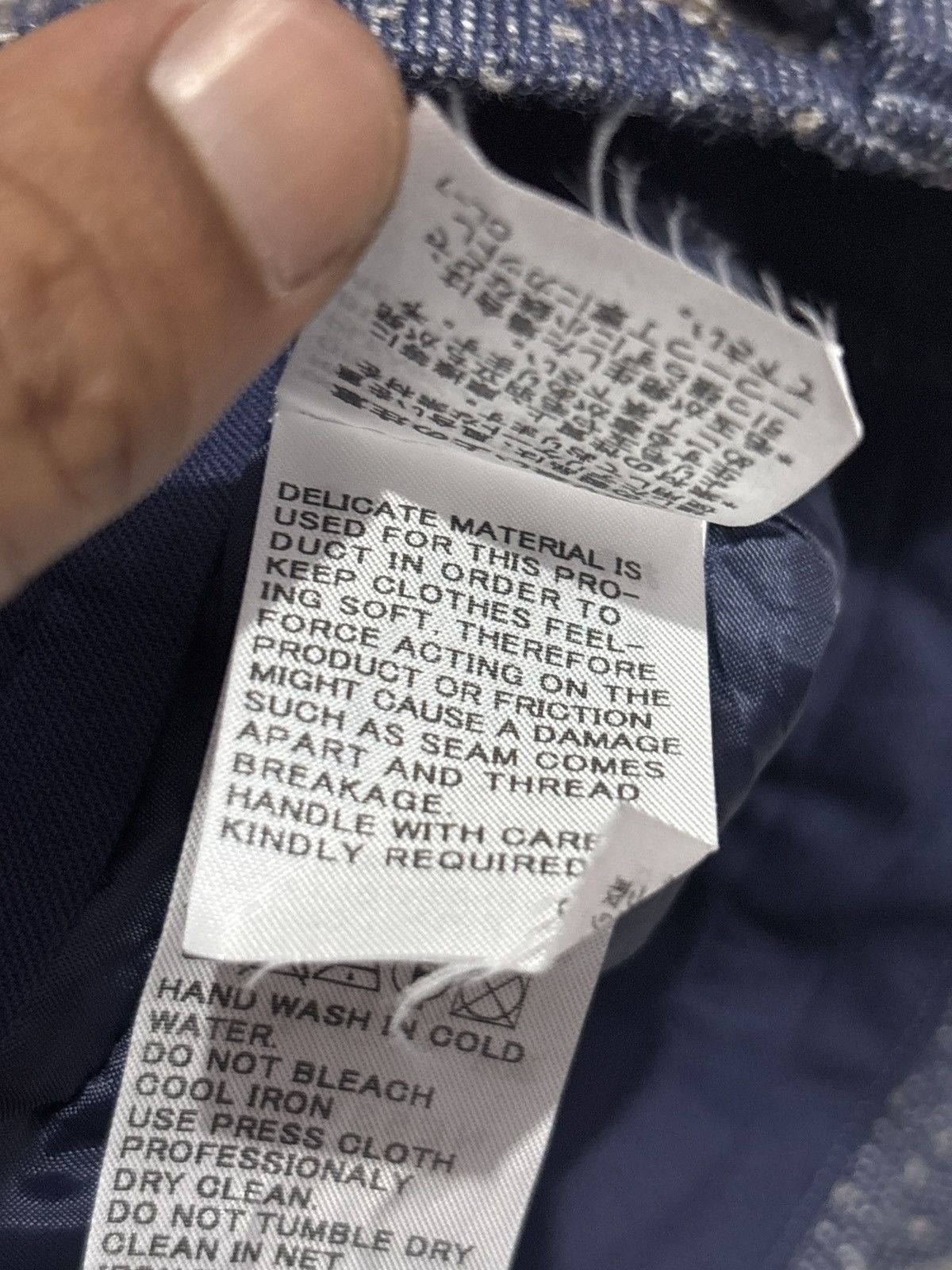 Japanese Brand 🔥Rare item!! Jacquard Ne-Net minimalis deer head Size US 28 / EU 44 - 9 Thumbnail