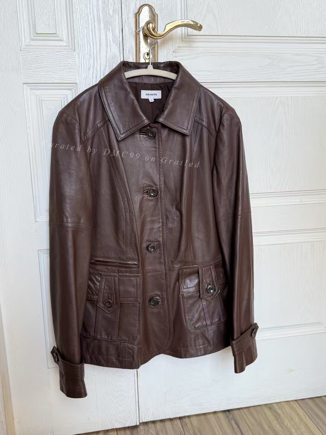Vintage Vintage Lambskin Leather Jacket Size XL / US 12-14 / IT 48-50 - 1 Thumbnail