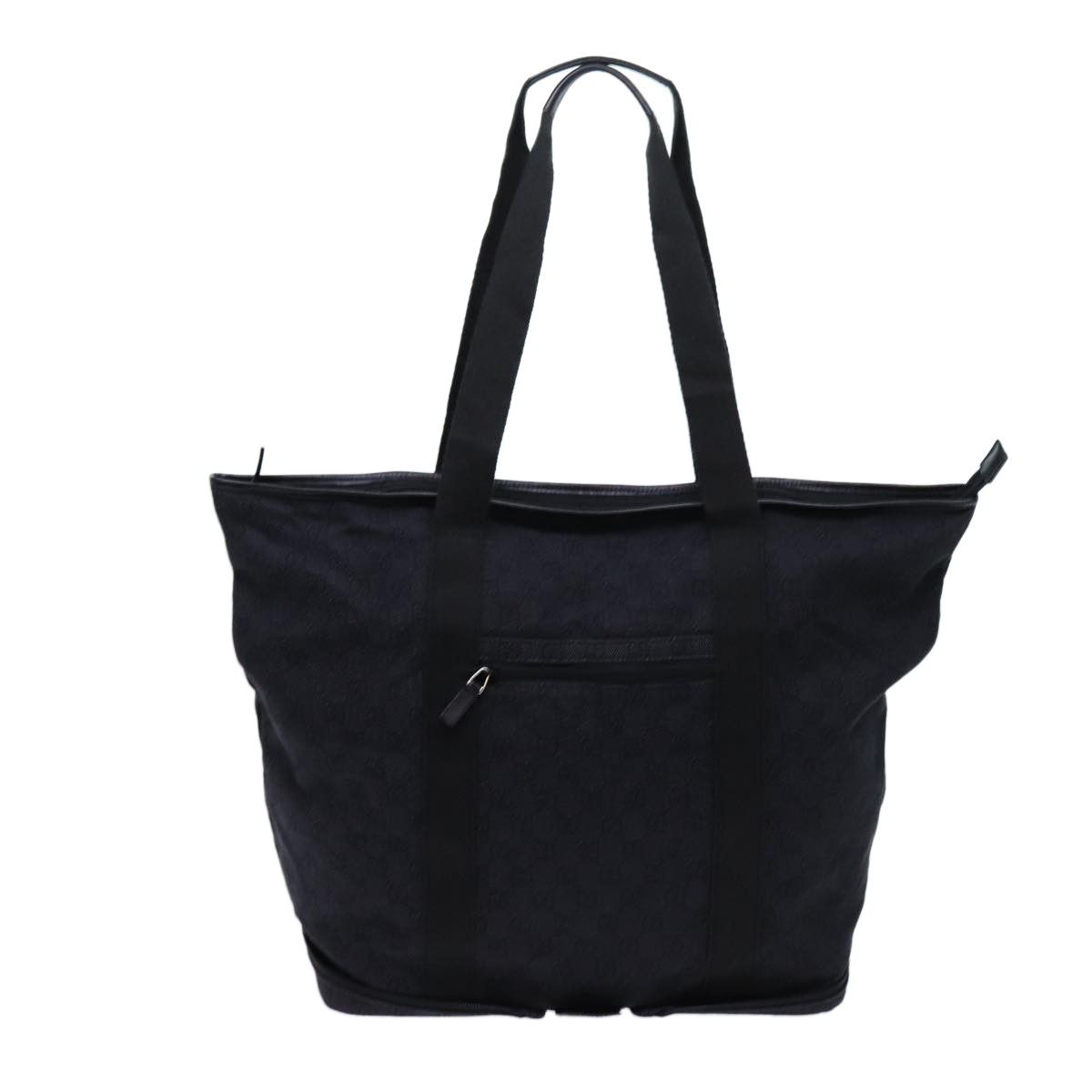 Gucci Gg Canvas Black Canvas Tote Bag (Pre-Owned) Size ONE SIZE - 1 Thumbnail