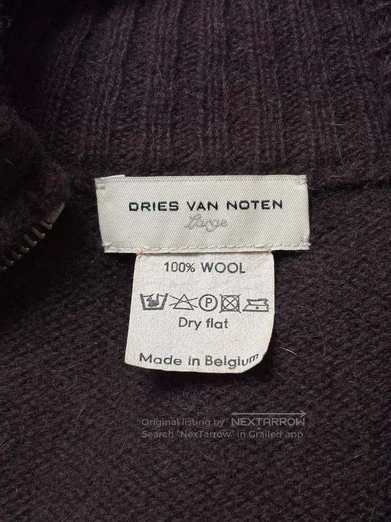 Dries Van Noten Dries Van Noten Minimalist Zipper Wool Cardigan Size US L / EU 52-54 / 3 - 6 Thumbnail