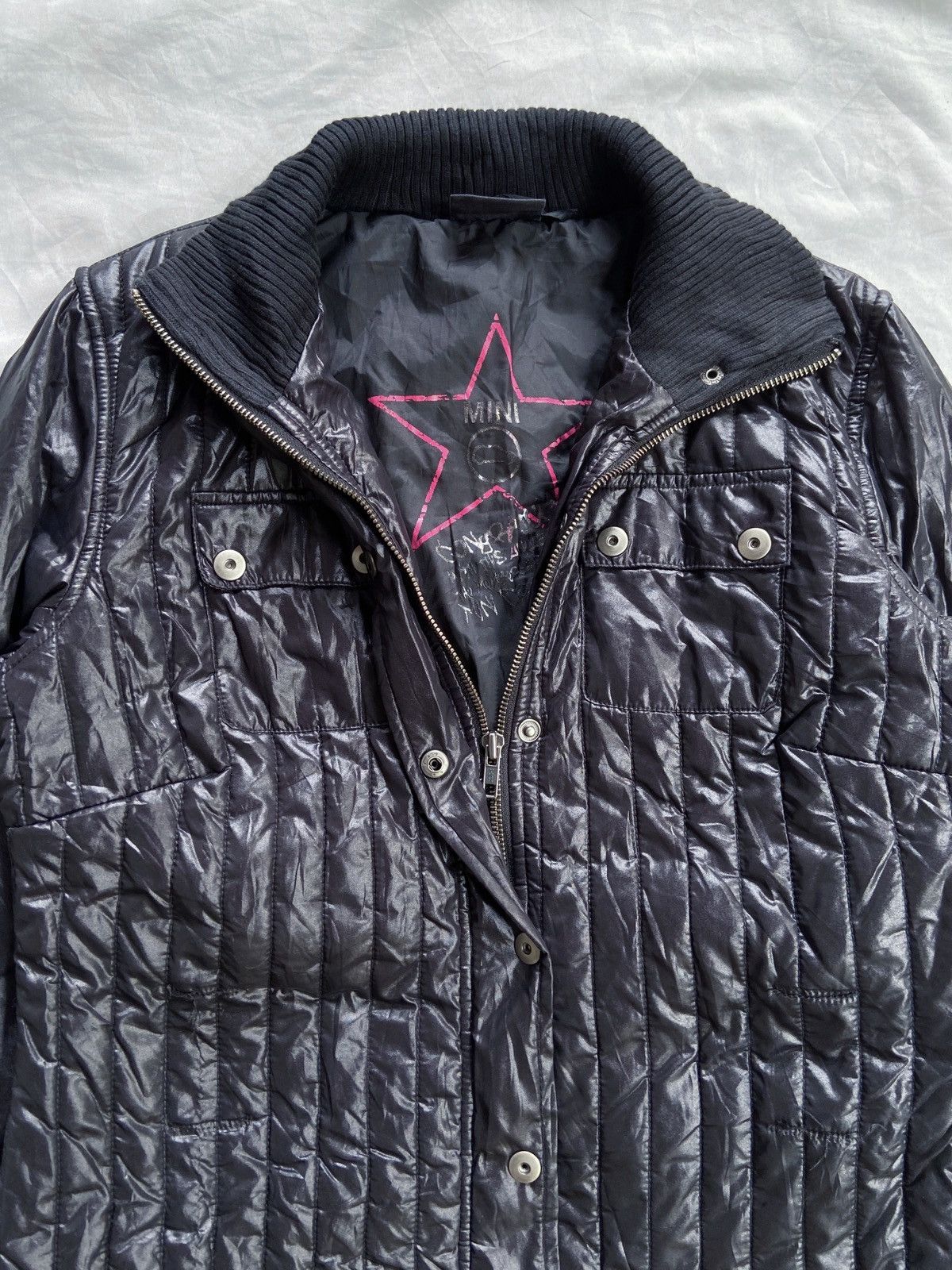 Japanese Brand MINI CHOPPER PUNK STYLE ZIP JACKET Size US S / EU 44-46 / 1 - 6 Thumbnail