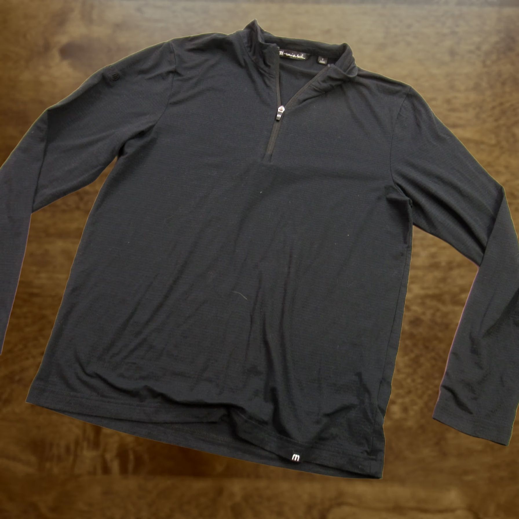 TravisMathew Travis Mathew Sweater Mens Small Long Sleeve Pullover 1/4 Zip Golf Stripes Size US S / EU 44-46 / 1 - 1 Thumbnail