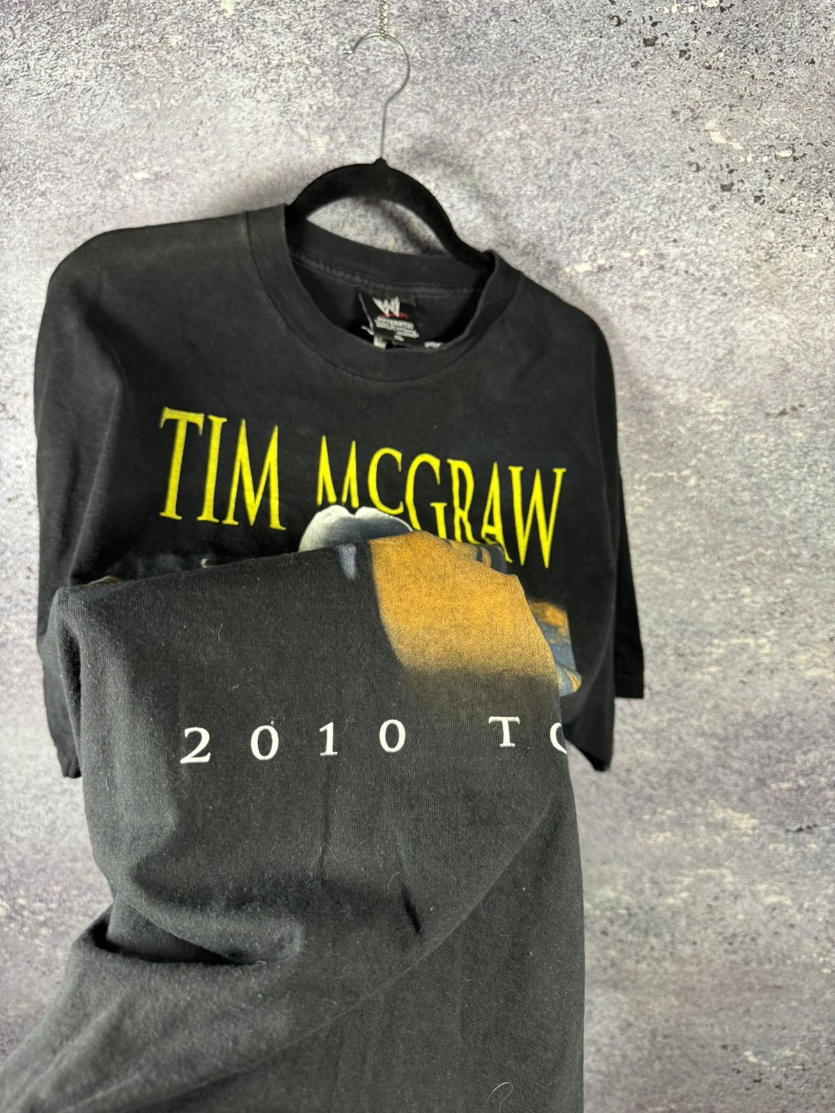 Tim McGraw Tour T Shirt Adult Black Faded Lady Antebellum