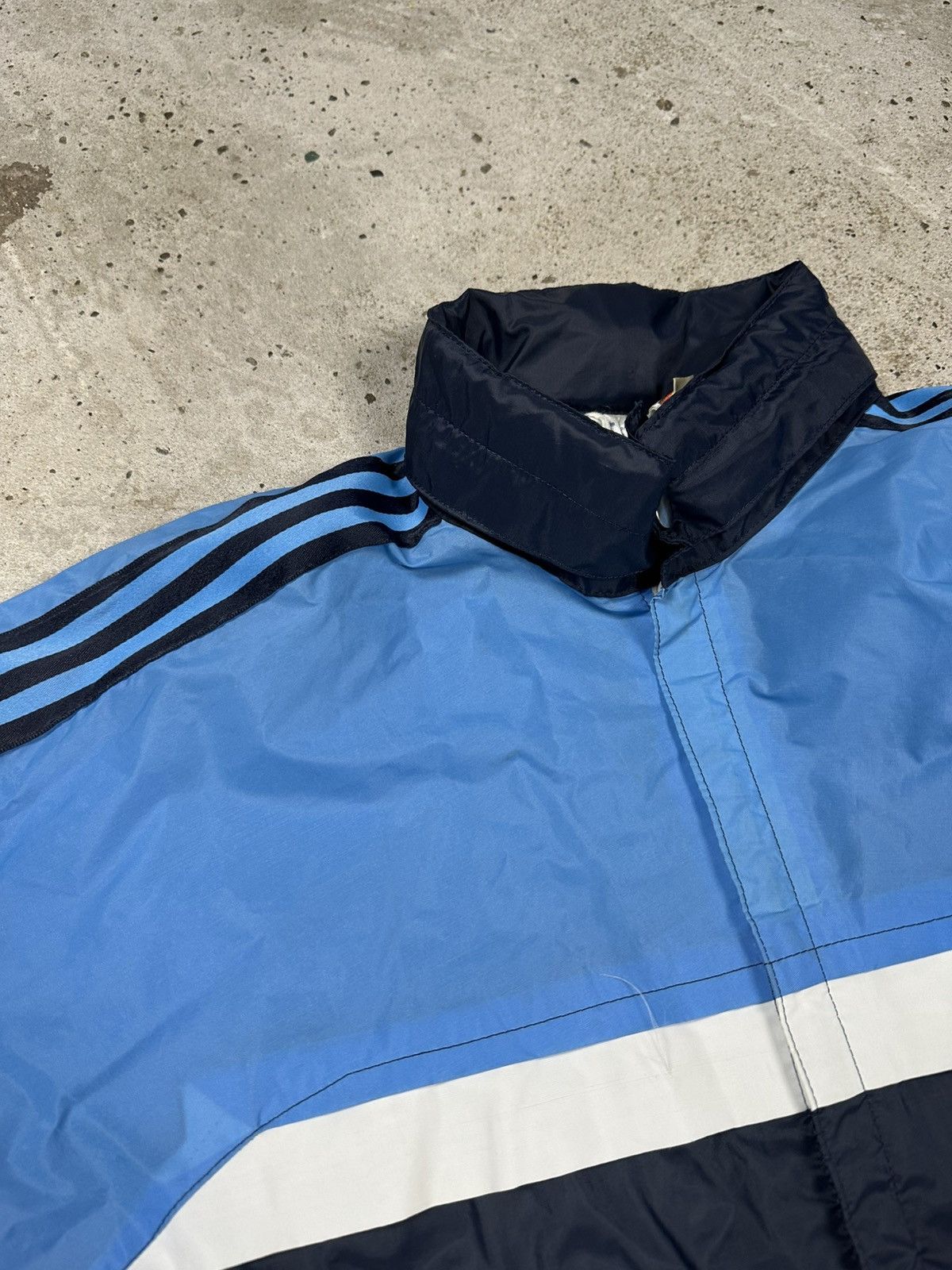 Adidas Vintage 80s Adidas Ventex Nylon Track Jacket Full Zip Size US M / EU 48-50 / 2 - 6 Thumbnail